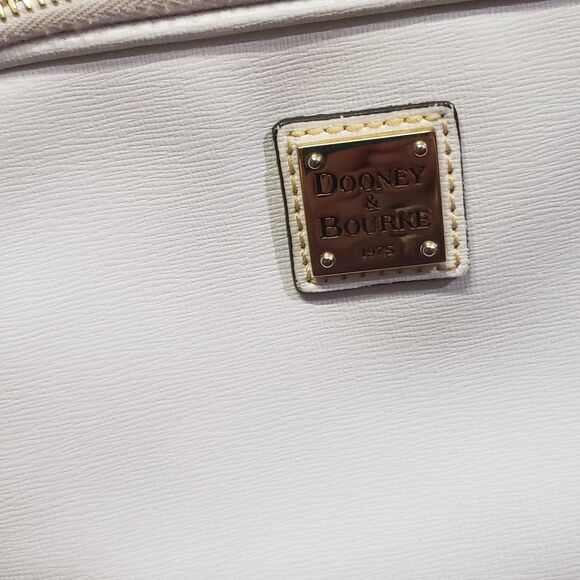 Dooney & Bourke Saffiano Sawyer Crossbody Bag White Adjustable strap-26" drop - Picture 5 of 7